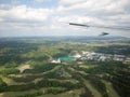 Landing at Narita Airport, Tokyo, Japan